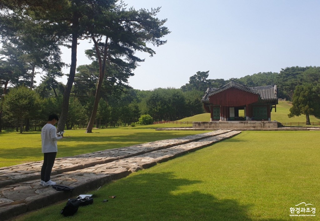 드론을 활용한 왕릉 예찰 보도오.jpg