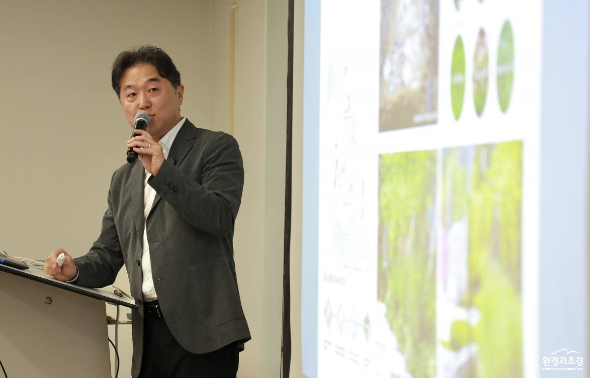 2025 KIA Lecture에서 발표하는 삼성물산 리조트부문 GSS팀 전재현 담당 (2).jpg